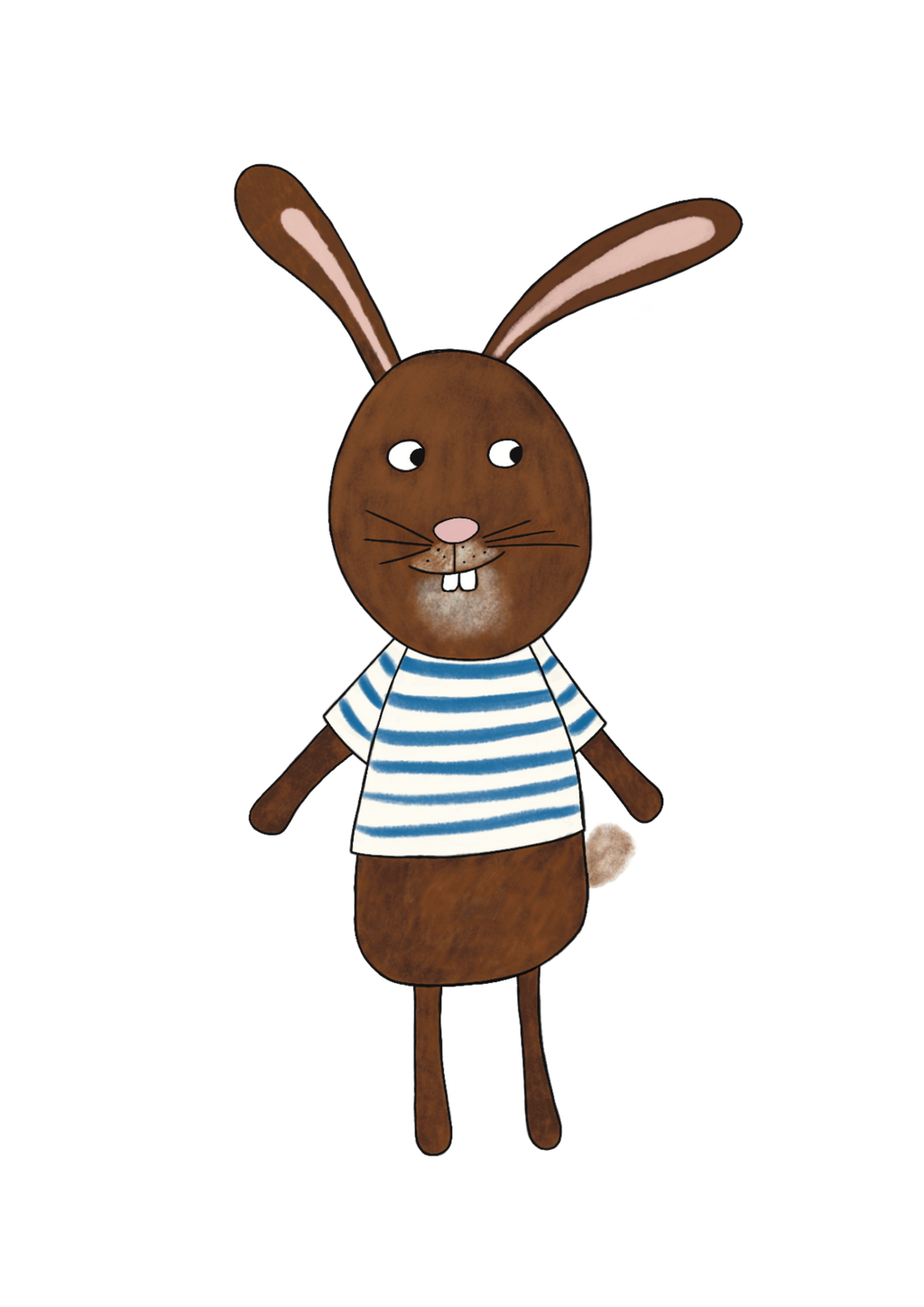 Poster- The Rabbit in T- Shirt