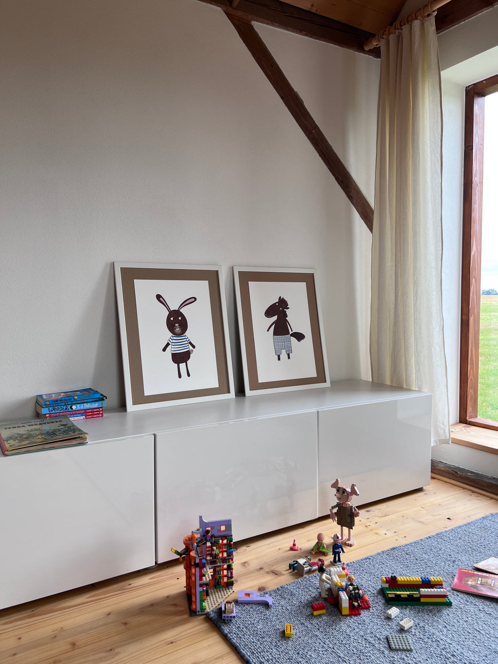 Poster- The Rabbit in T- Shirt